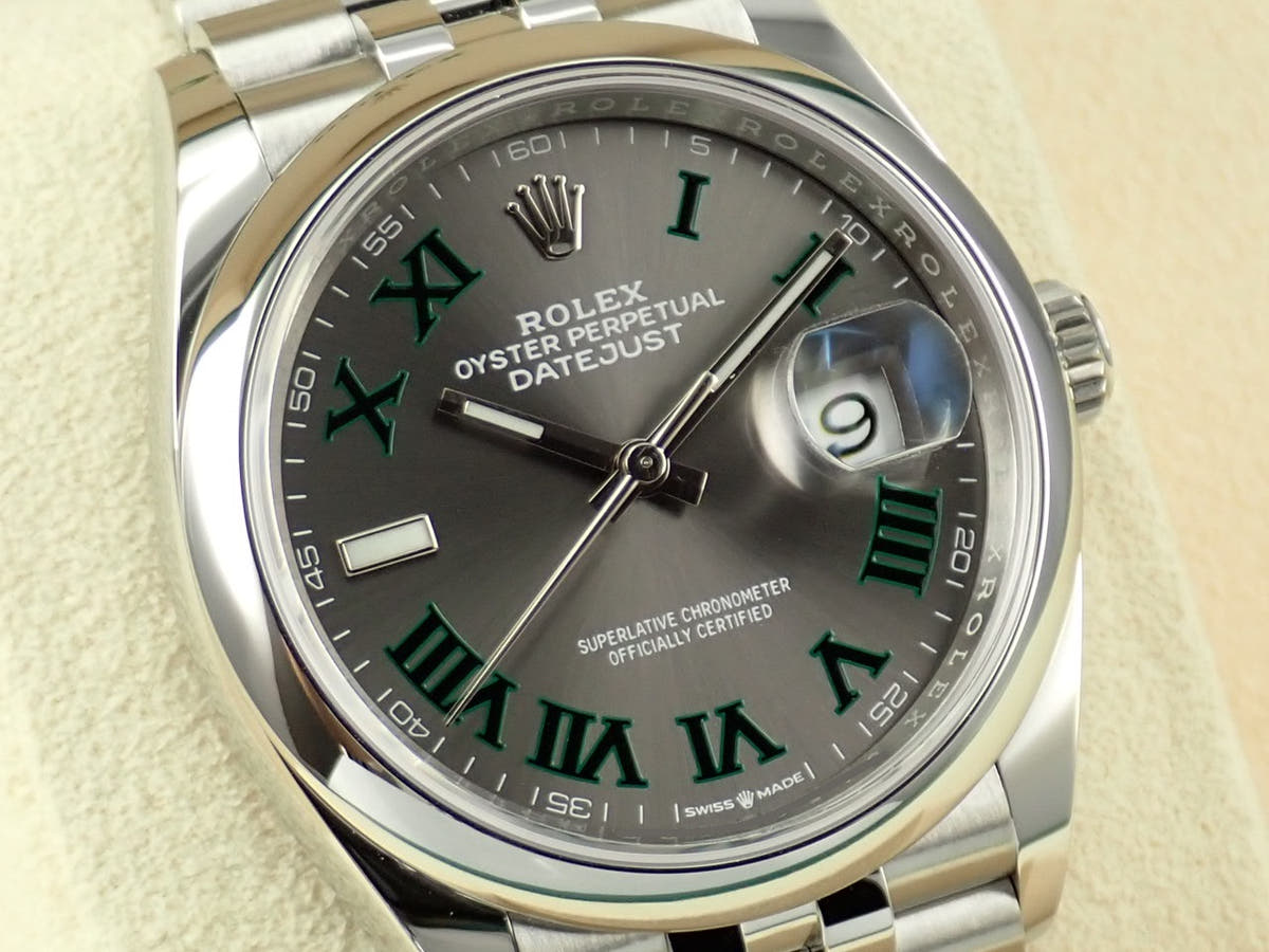 ロレックス デイトジャスト36 Ref.126200 スレートグレー文字盤 未使用 datejust-212