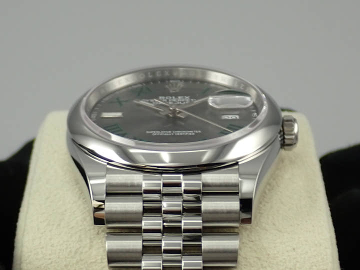 ロレックス デイトジャスト36 Ref.126200 スレートグレー文字盤 未使用 datejust-212 ジュビリーブレスレット