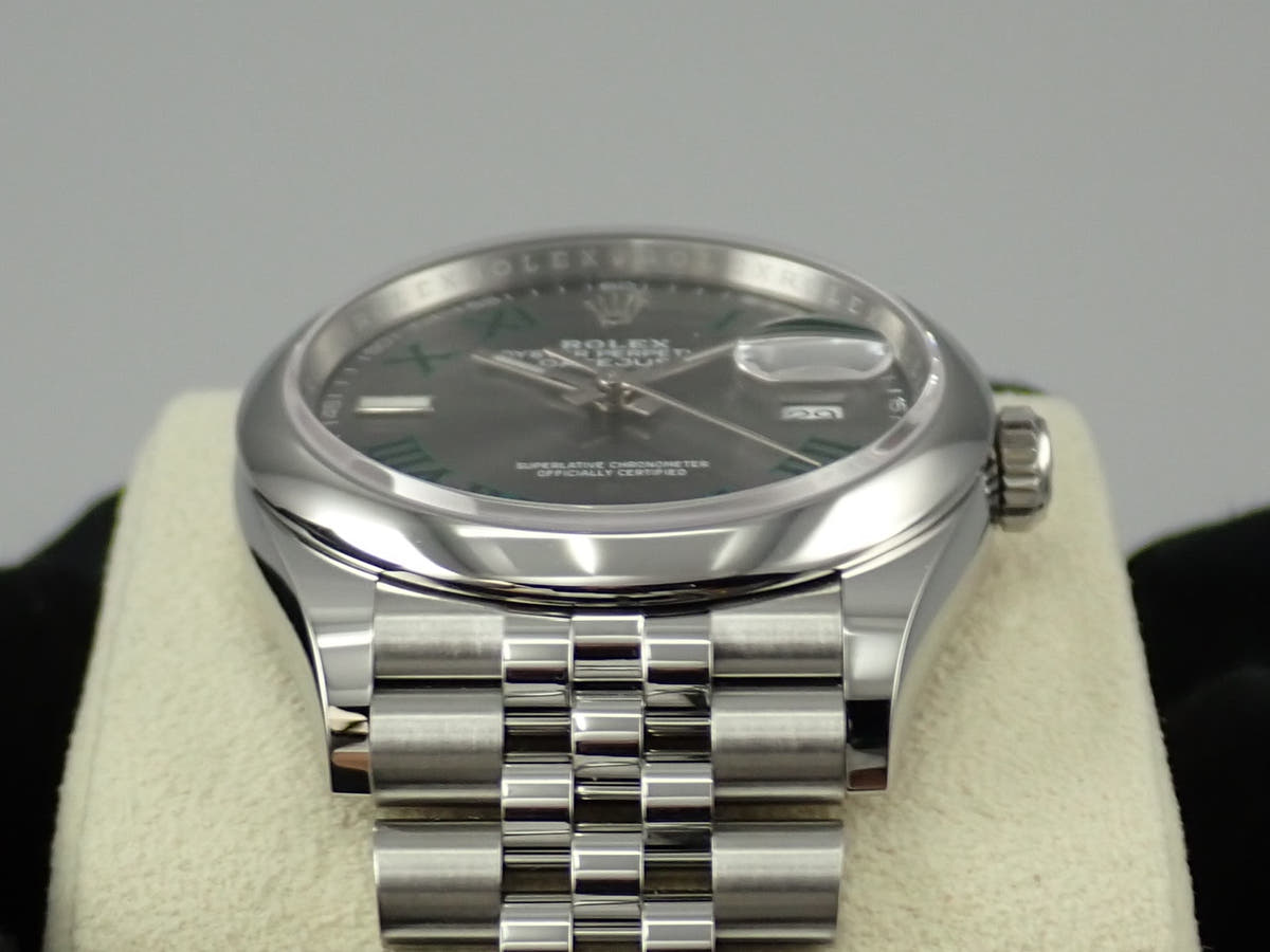 ロレックス デイトジャスト36 Ref.126200 スレートグレー文字盤 未使用 datejust-212