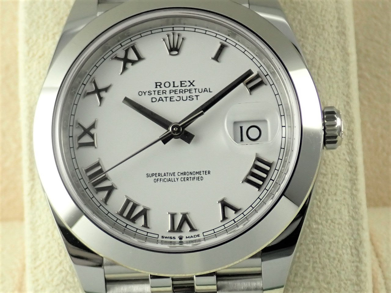 Rolex Datejust 41 White Roman Dial [Unused] &lt;New warranty, box, etc.&gt;