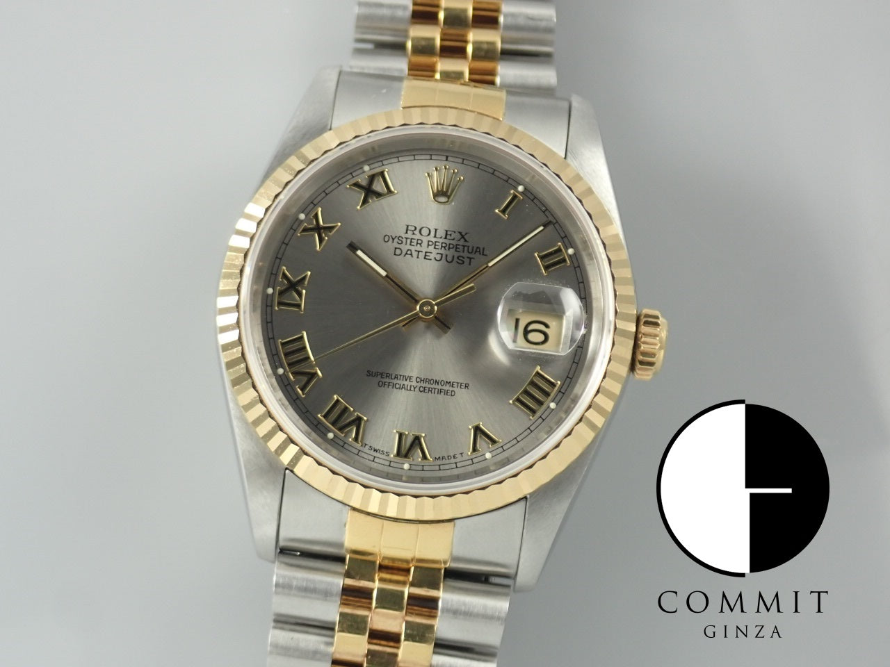 Rolex Datejust Grey Roman Dial