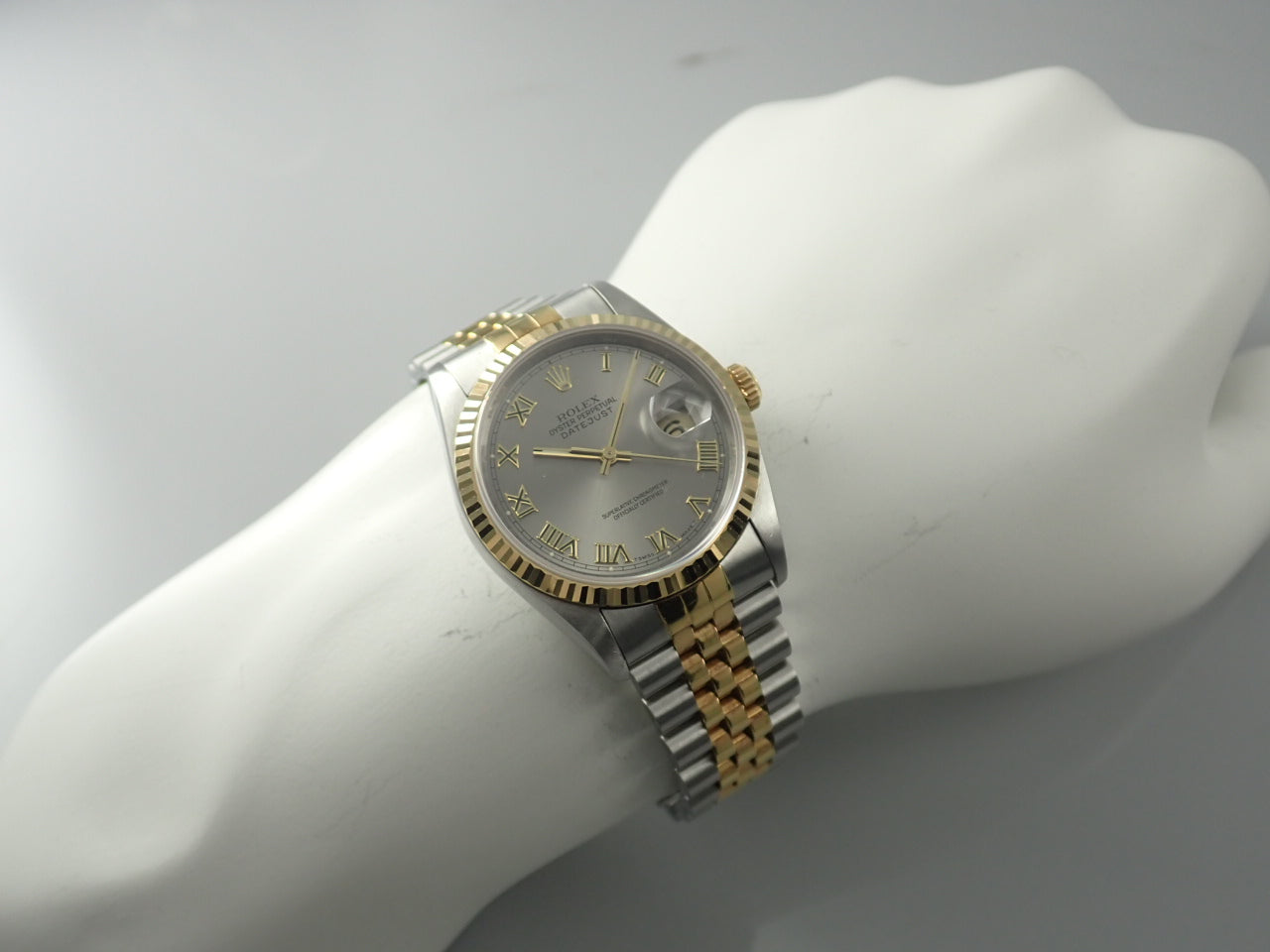 ロレックス デイトジャスト 16233 グレーローマン datejust-218