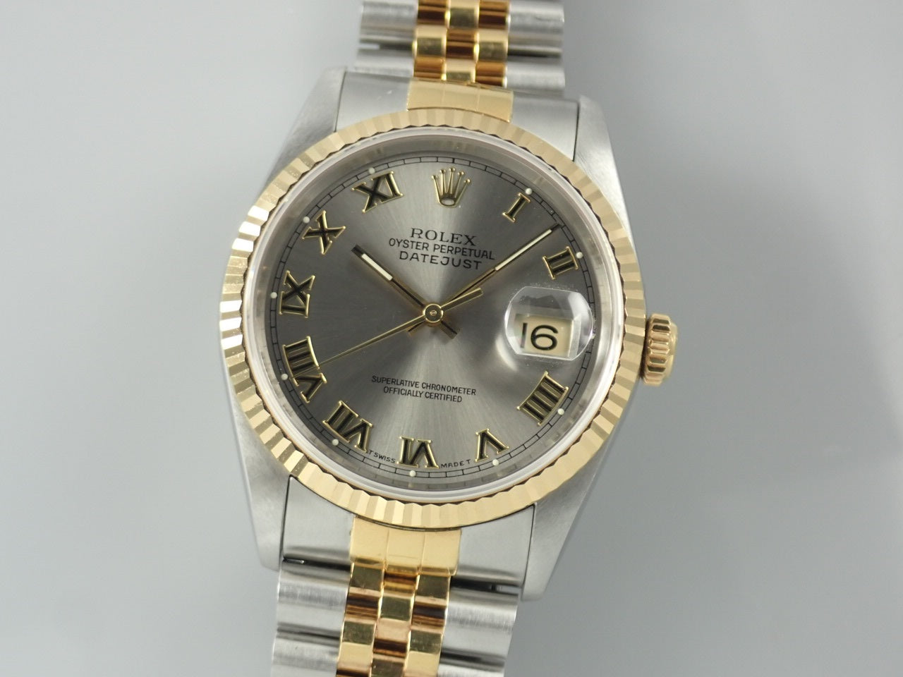 Rolex Datejust Grey Roman Dial