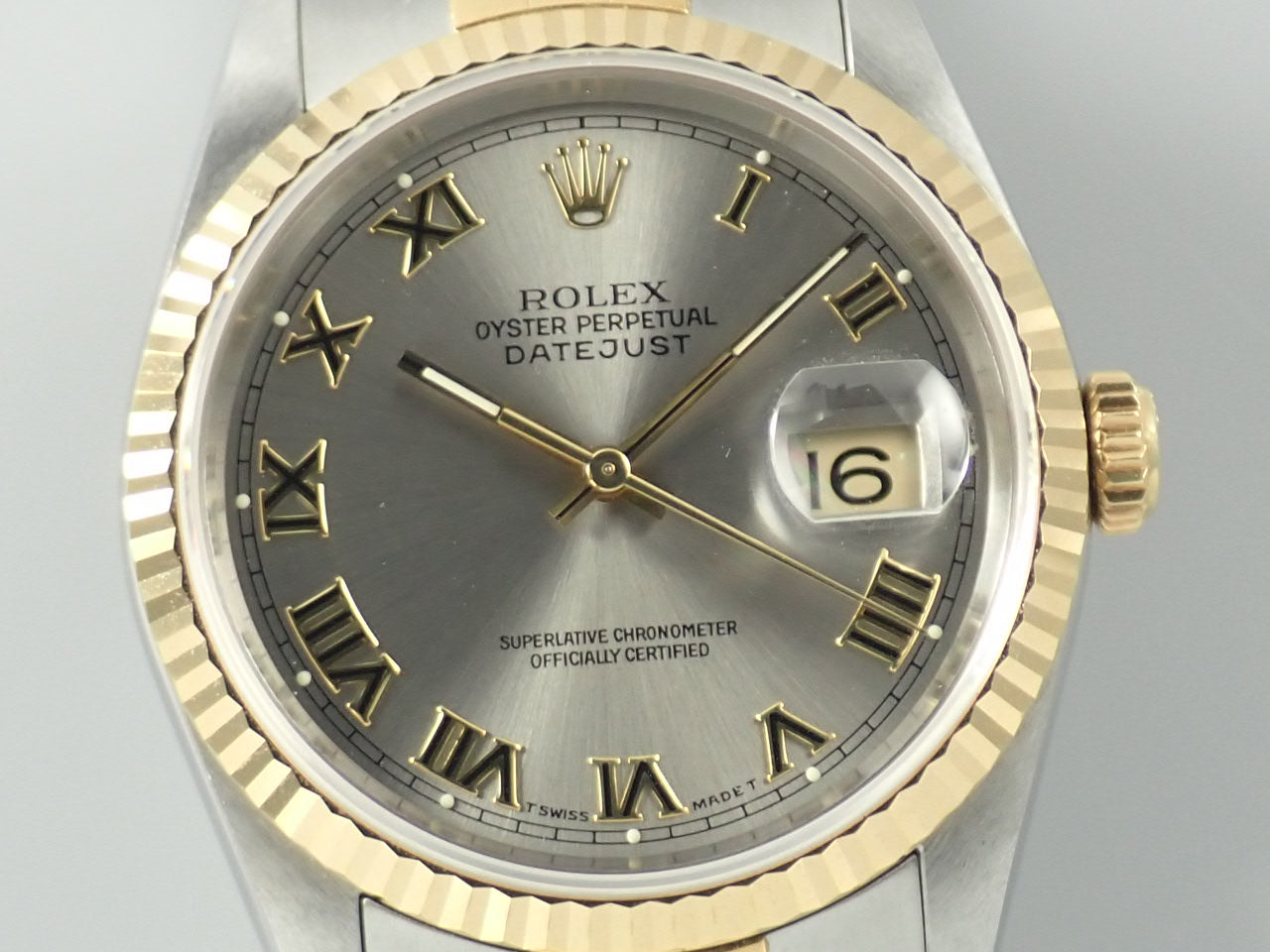 ロレックス デイトジャスト 16233 グレーローマン datejust-218