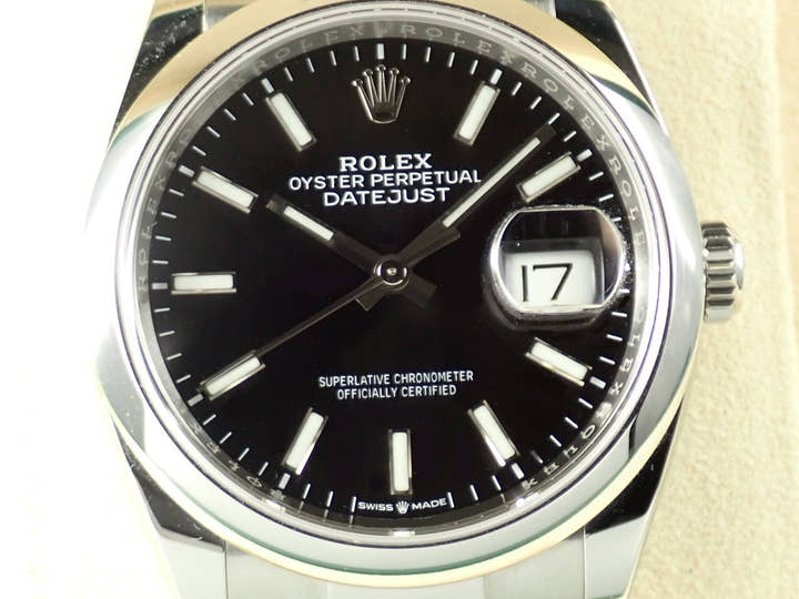 ロレックス デイトジャスト36 Ref.126200 ブラック文字盤 美品 datejust-219