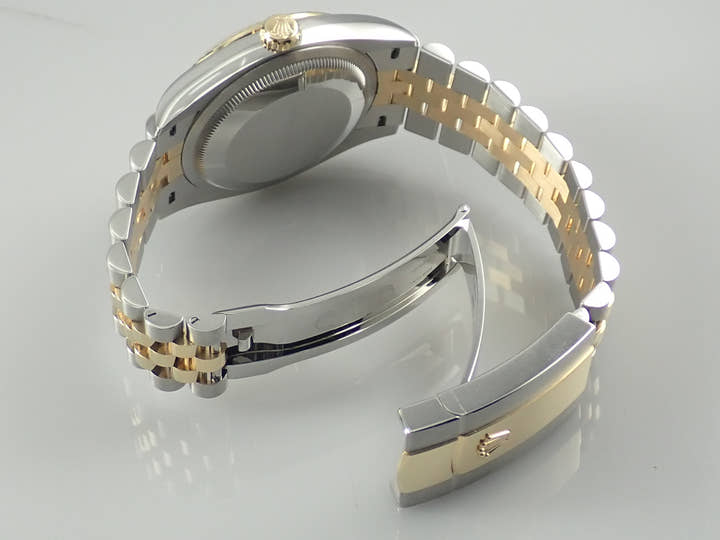 Rolex Datejust 36 Ref. 126233 Stainless Steel/Yellow Gold Slate Roman Dial Jubilee Bracelet Pre-owned 0IJW2VFL