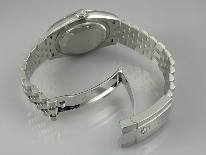 ロレックス デイトジャスト Ref.126200 ブライトブルー文字盤 未使用 datejust-221 ジュビリーブレスレット