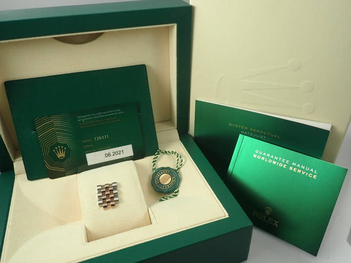 ロレックス デイトジャスト41 Ref.126331 サンダスト文字盤 中古 datejust-223 ジュビリーブレスレット