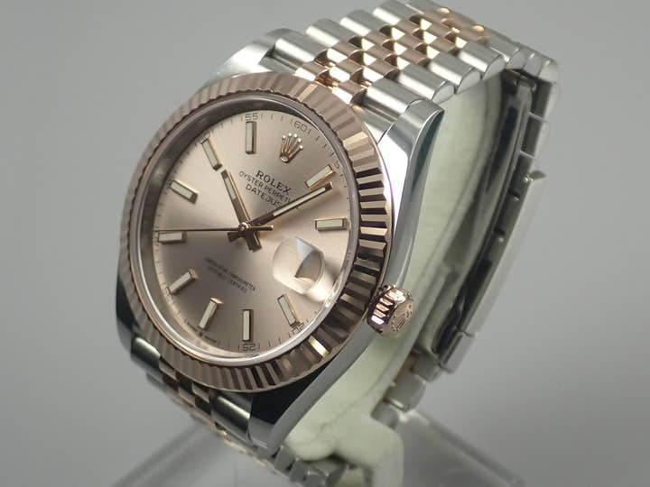 ロレックス デイトジャスト41 Ref.126331 サンダスト文字盤 中古 datejust-223 ジュビリーブレスレット