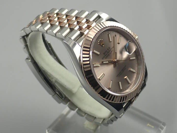 ロレックス デイトジャスト41 Ref.126331 サンダスト文字盤 中古 datejust-223 ジュビリーブレスレット