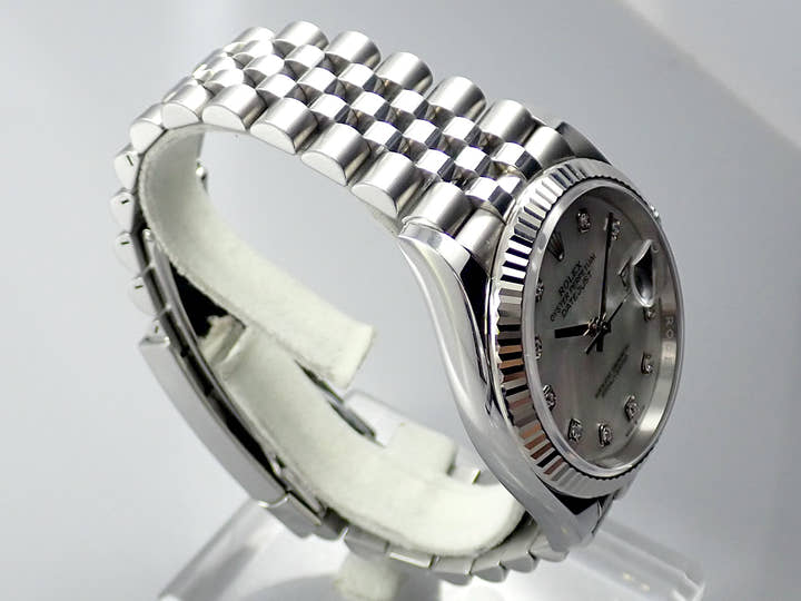 ロレックス デイトジャスト36 Ref.126234 シェル文字盤 中古 datejust-224 ジュビリーブレスレット