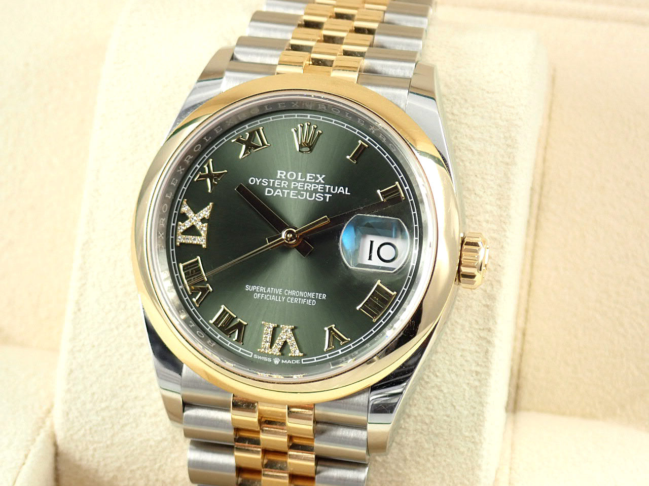 Rolex Datejust 36 Olive Green Dial &lt;New warranty, box, etc.&gt;