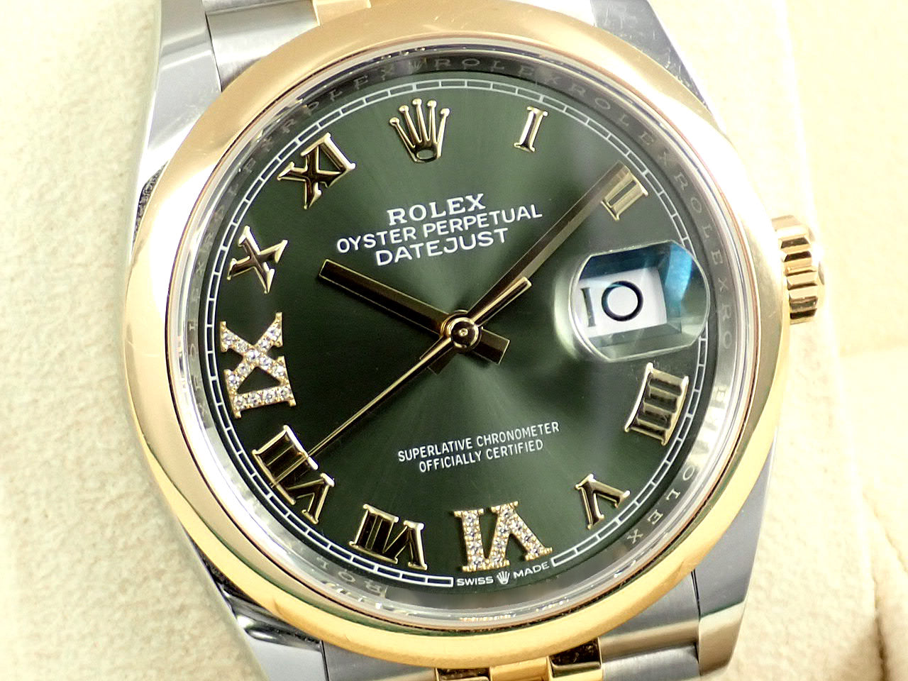 Rolex Datejust 36 Olive Green Dial &lt;New warranty, box, etc.&gt;