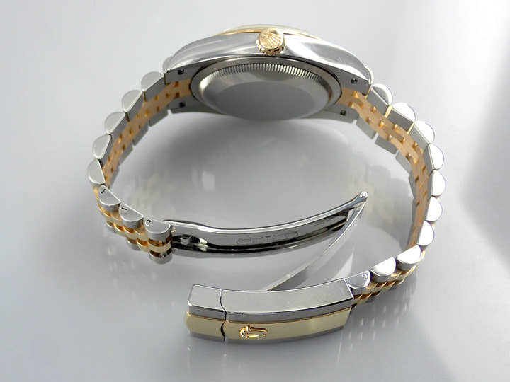 ロレックス デイトジャスト36 Ref.126203 オリーブグリーン文字盤 中古 datejust-225 ジュビリーブレスレット