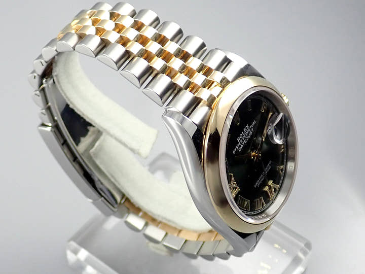 ロレックス デイトジャスト36 Ref.126203 オリーブグリーン文字盤 中古 datejust-225 ジュビリーブレスレット