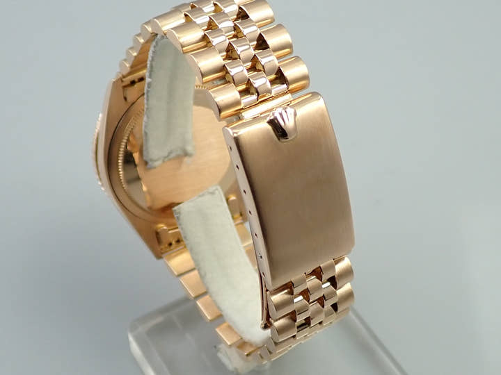 ロレックス デイトジャスト サンダーバード Ref.1625/5 ピンクゴールド シルバー文字盤 中古 0SWF0HVX ジュビリーブレスレット