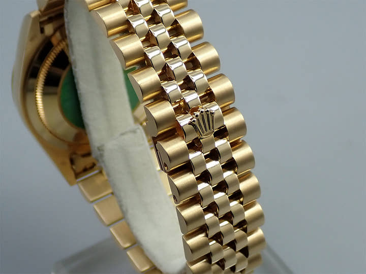 ロレックス デイトジャスト36 Ref.16238 イエローゴールド ネイビー文字盤 ジュビリーブレスレット