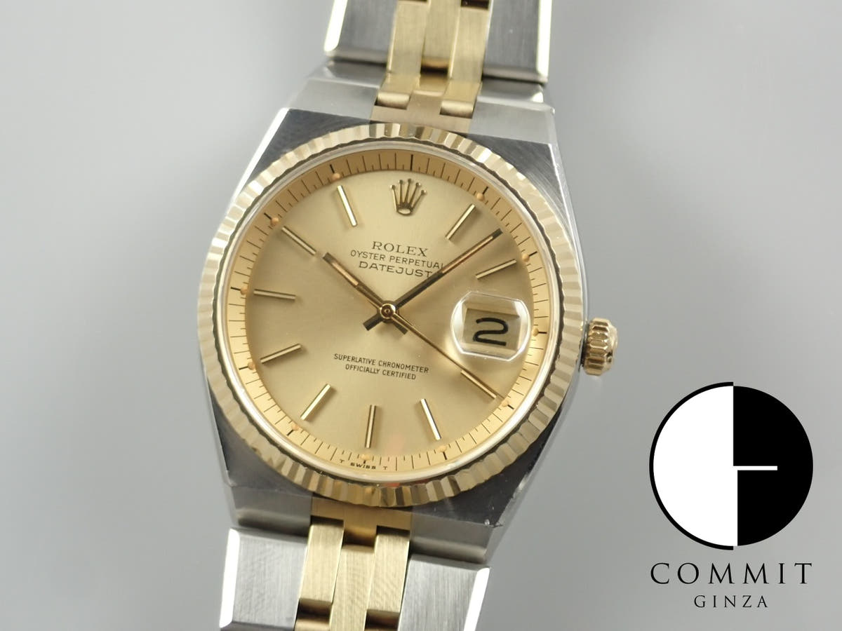 ロレックス デイトジャスト Ref.1630 シャンパン文字盤 中古 datejust-227