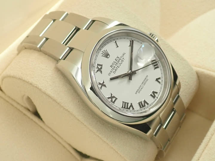 ロレックス デイトジャスト36 Ref.126200 ホワイト文字盤 未使用 datejust-229