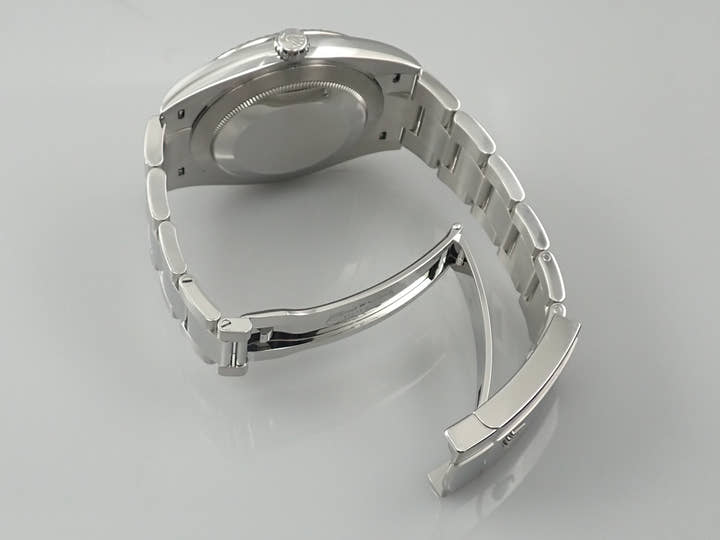 ロレックス デイトジャスト41 Ref.126334 ステンレススチール/ホワイトゴールド スレートローマン文字盤 オイスターブレスレット