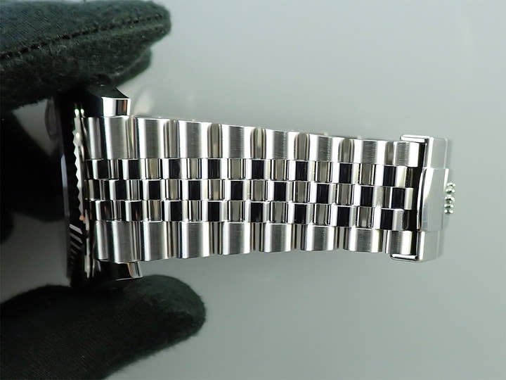 ロレックス デイトジャスト41 Ref.126334 ステンレススチール/ホワイトゴールド スレートx10Pダイヤ文字盤 ジュビリーブレスレット