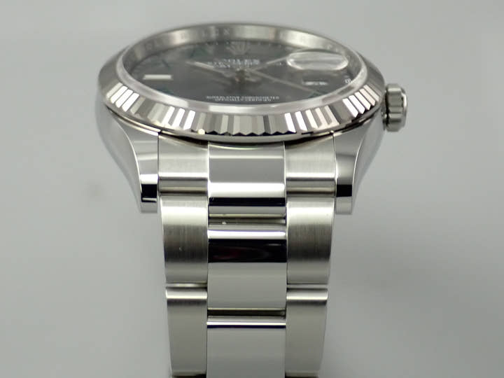 ロレックス デイトジャスト36 Ref.126234 ステンレススチール/ホワイトゴールド スレート文字盤 オイスターブレスレット