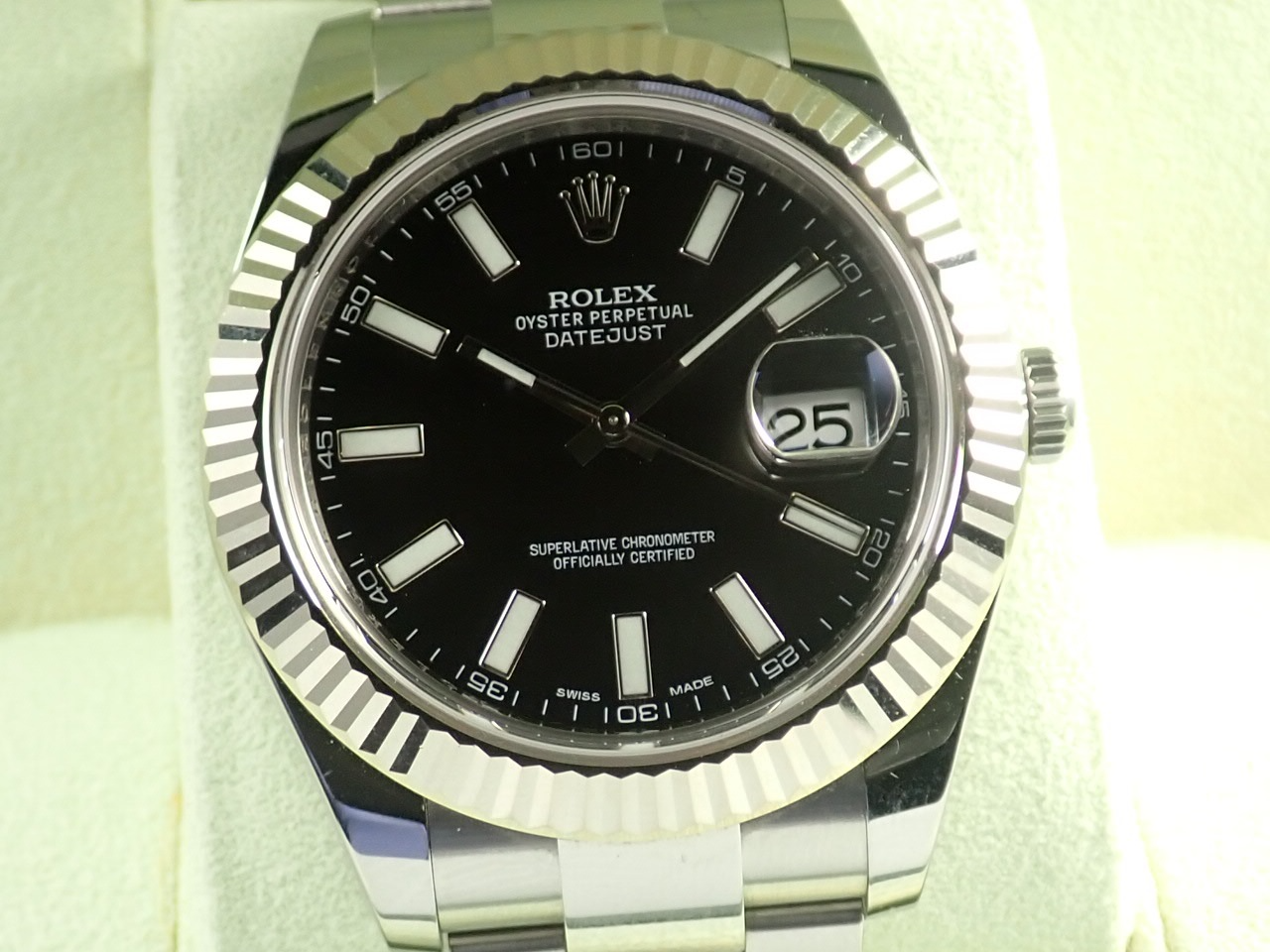 Rolex Datejust 41 Black Bar Dial &lt;Warranty, Box, etc.&gt;