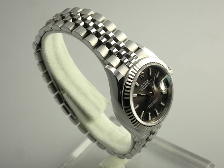 ロレックス デイトジャスト28 Ref.279174 ステンレススチール/ホワイトゴールド ダークグレー文字盤 ジュビリーブレスレット