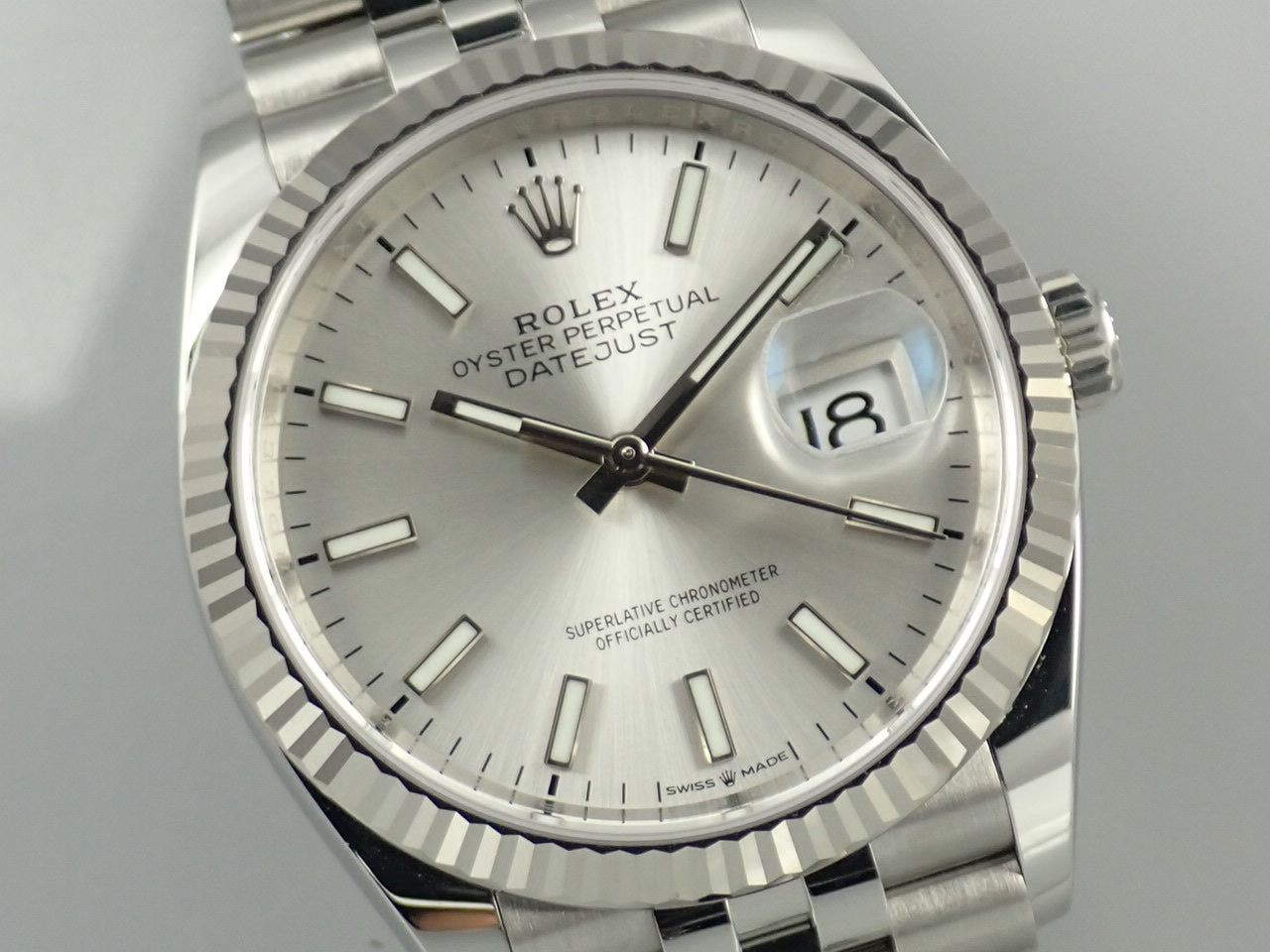 Rolex Datejust 36 Silver Bar Dial [Good Condition] &lt;New Warranty Card, Box, etc.&gt;