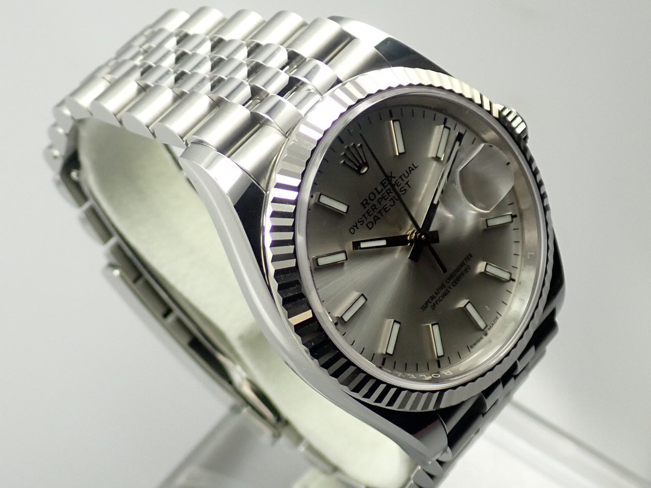 Rolex Datejust 36 Silver Bar Dial [Good Condition] &lt;New Warranty Card, Box, etc.&gt;