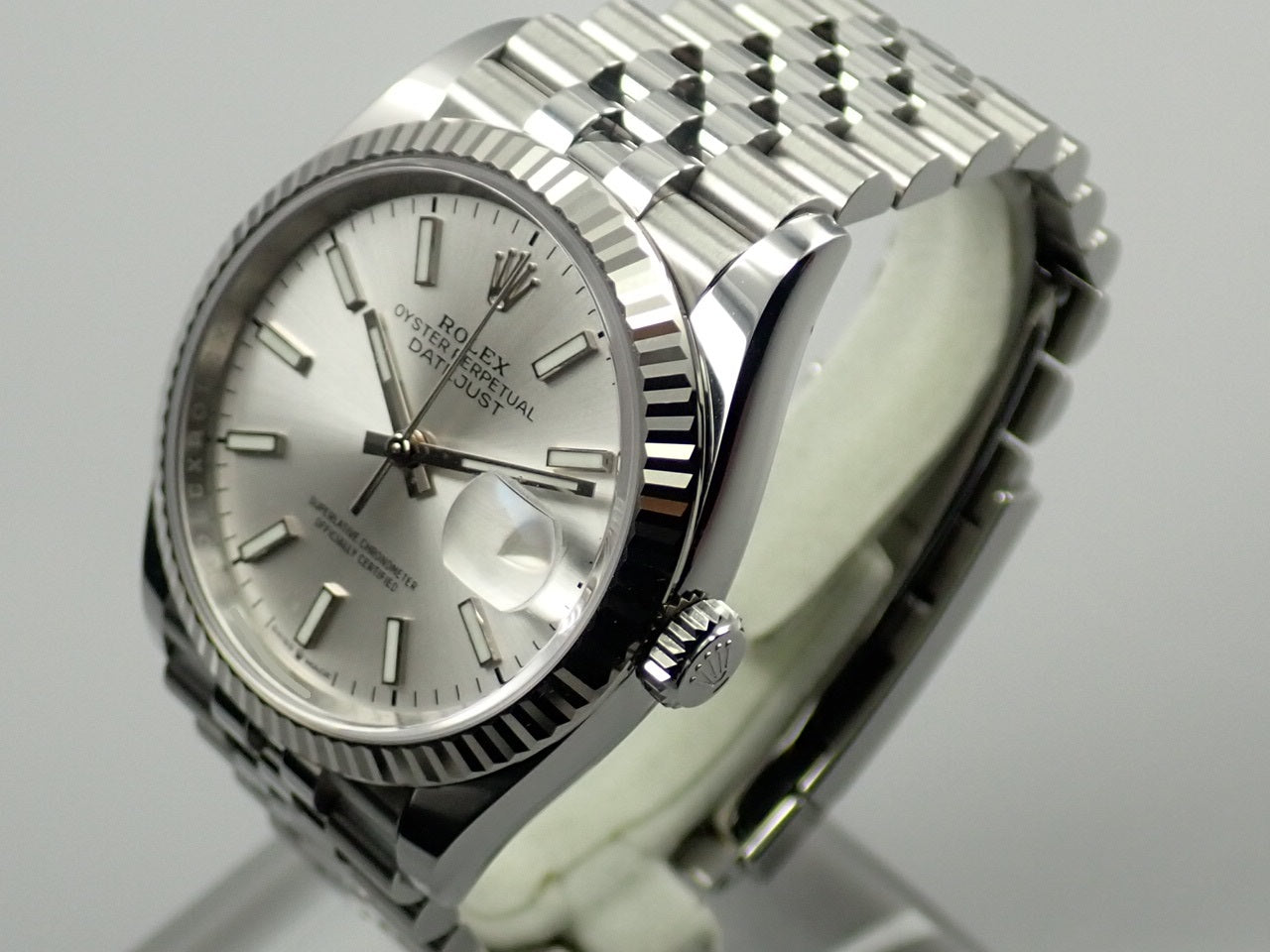 Rolex Datejust 36 Silver Bar Dial [Good Condition] &lt;New Warranty Card, Box, etc.&gt;