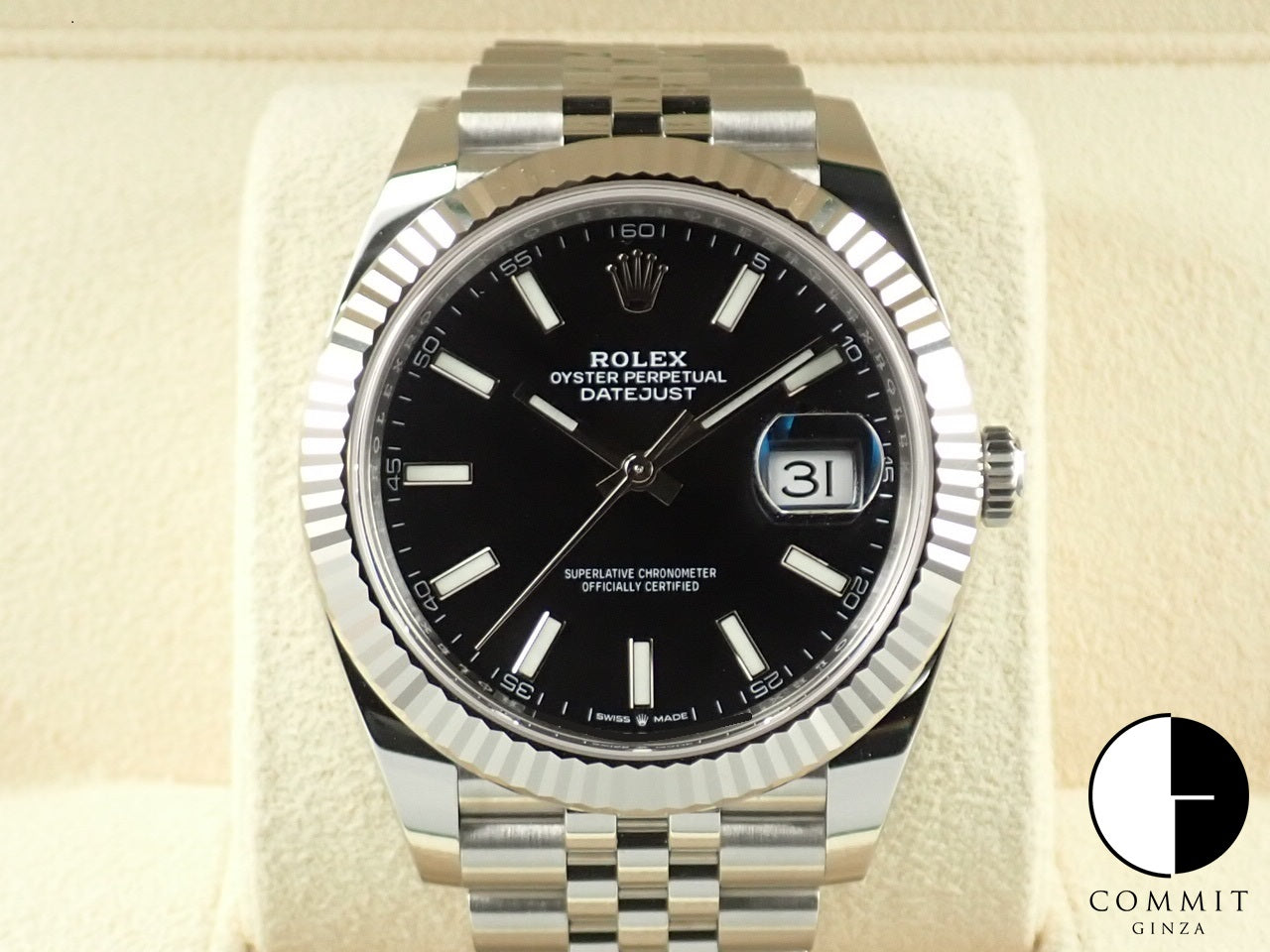 Rolex Datejust 41 Black Bar Dial &lt;New warranty, box, etc.&gt;