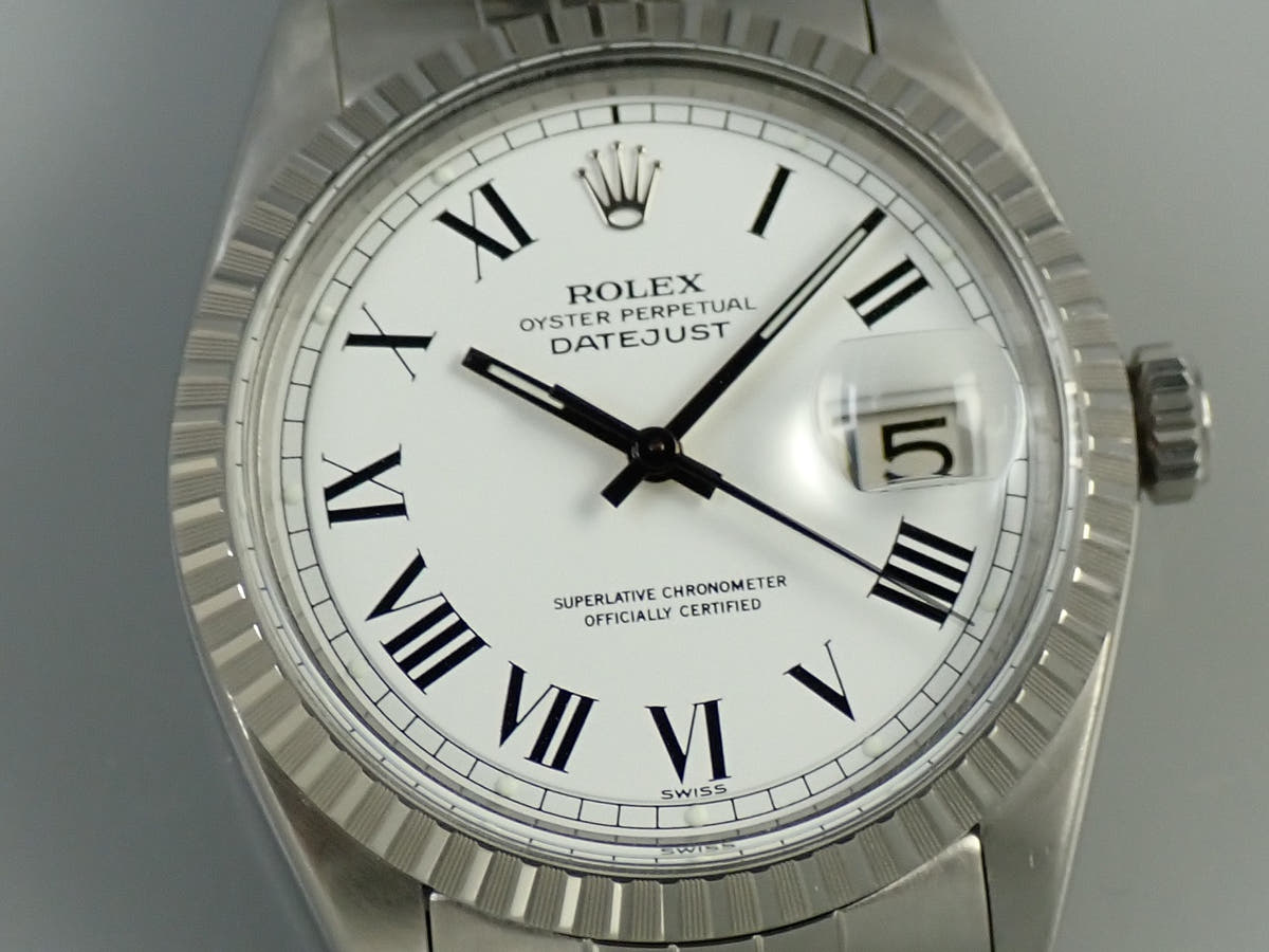 ロレックス デイトジャスト36 Ref.1603 ホワイトローマン文字盤 中古 X3530961