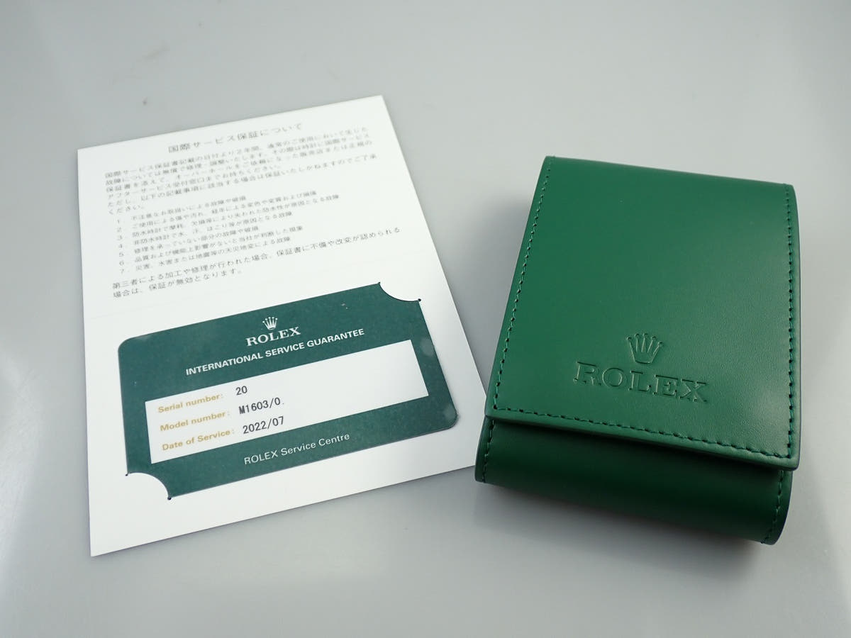 ロレックス デイトジャスト36 Ref.1603 ホワイトローマン文字盤 中古 X3530961