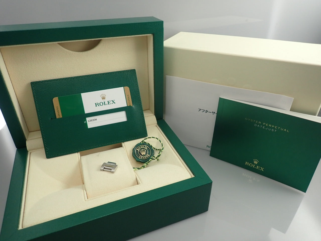 ロレックス デイトジャスト 箱 セット1994！(外箱 冊子 ケース) 中古品