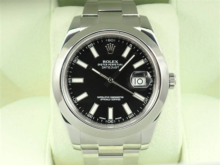 Rolex Datejust II Ref. 116300 Stainless Steel Black Dial