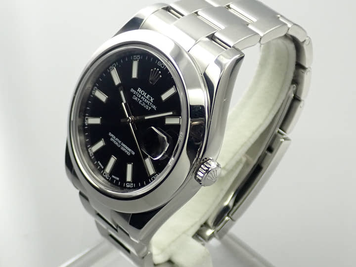 Rolex Datejust II Ref. 116300 Stainless Steel Black Dial