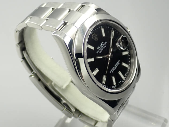 Rolex Datejust II Ref. 116300 Stainless Steel Black Dial