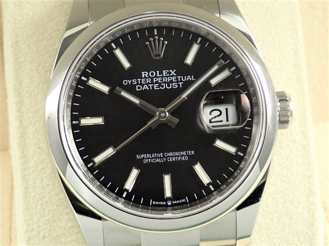 Rolex Datejust 36 Black Dial &lt;Warranty Box and Others&gt;