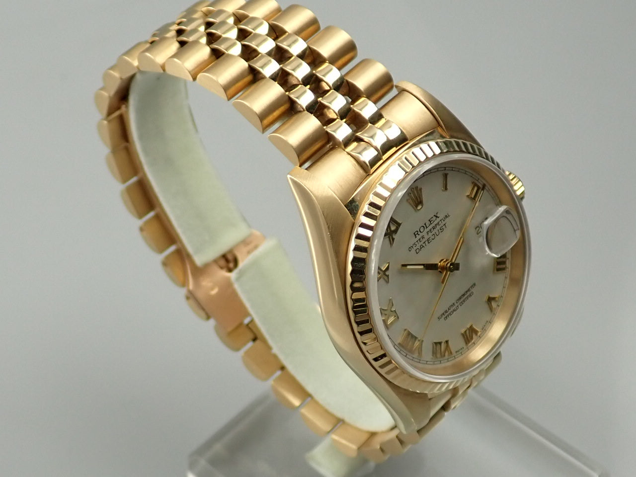 Rolex Datejust Ivory Pyramid Dial &lt;Other&gt;