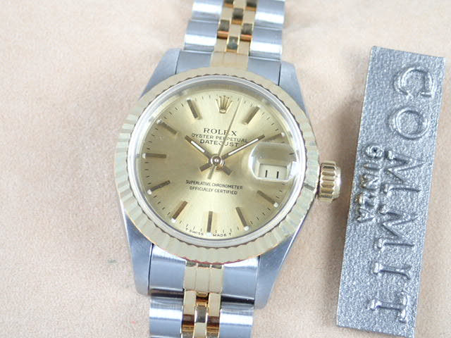 ロレックス デイトジャスト Ref.69173 シャンパン文字盤 中古 datejust-26 ジュビリーブレスレット