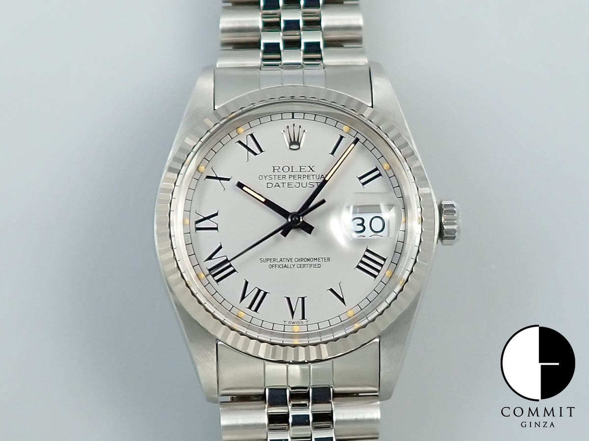 ロレックス デイトジャスト Ref.16014 シルバー文字盤 美品 W6616829