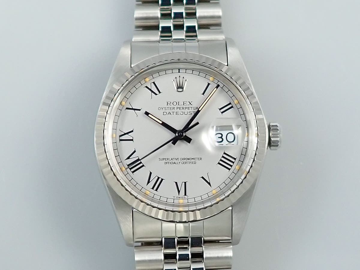 ロレックス デイトジャスト Ref.16014 シルバー文字盤 美品 W6616829