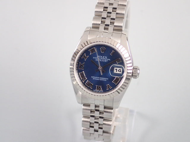 Rolex Datejust Blue Roman Ladies Ref.179174