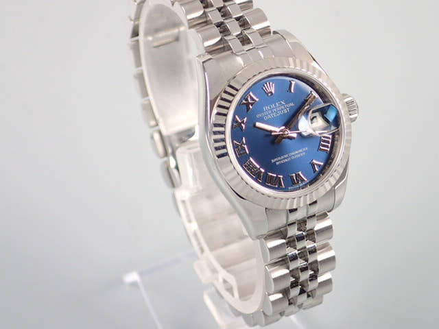 ロレックス デイトジャスト Ref.179174 ブルーローマン文字盤 中古 datejust-29 ジュビリーブレスレット