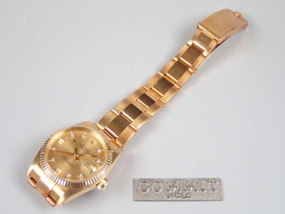 ロレックス デイトジャスト Ref.6827 シャンパン文字盤 中古 datejust-2