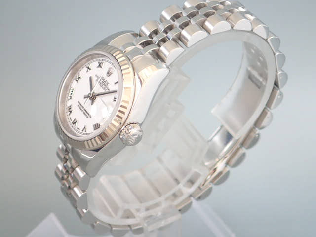 ロレックス デイトジャスト Ref.179174 ホワイトローマン文字盤 中古 datejust-30 ジュビリーブレスレット