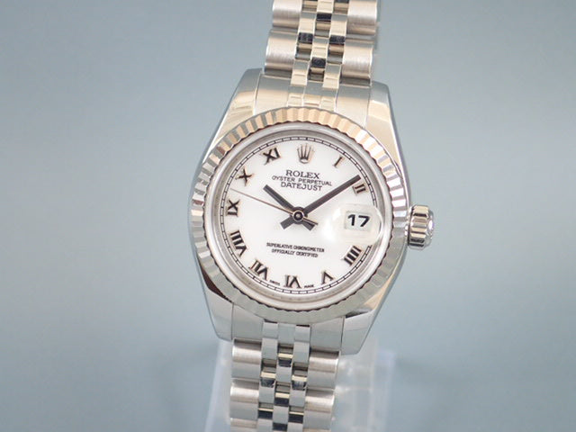 Rolex Datejust White Roman Ladies Ref.179174