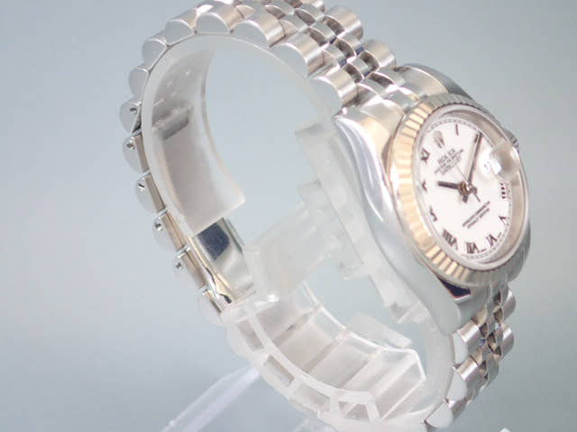 ロレックス デイトジャスト Ref.179174 ホワイトローマン文字盤 中古 datejust-30 ジュビリーブレスレット