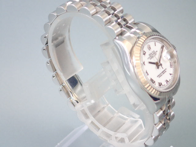 Rolex Datejust White Roman Ladies Ref.179174